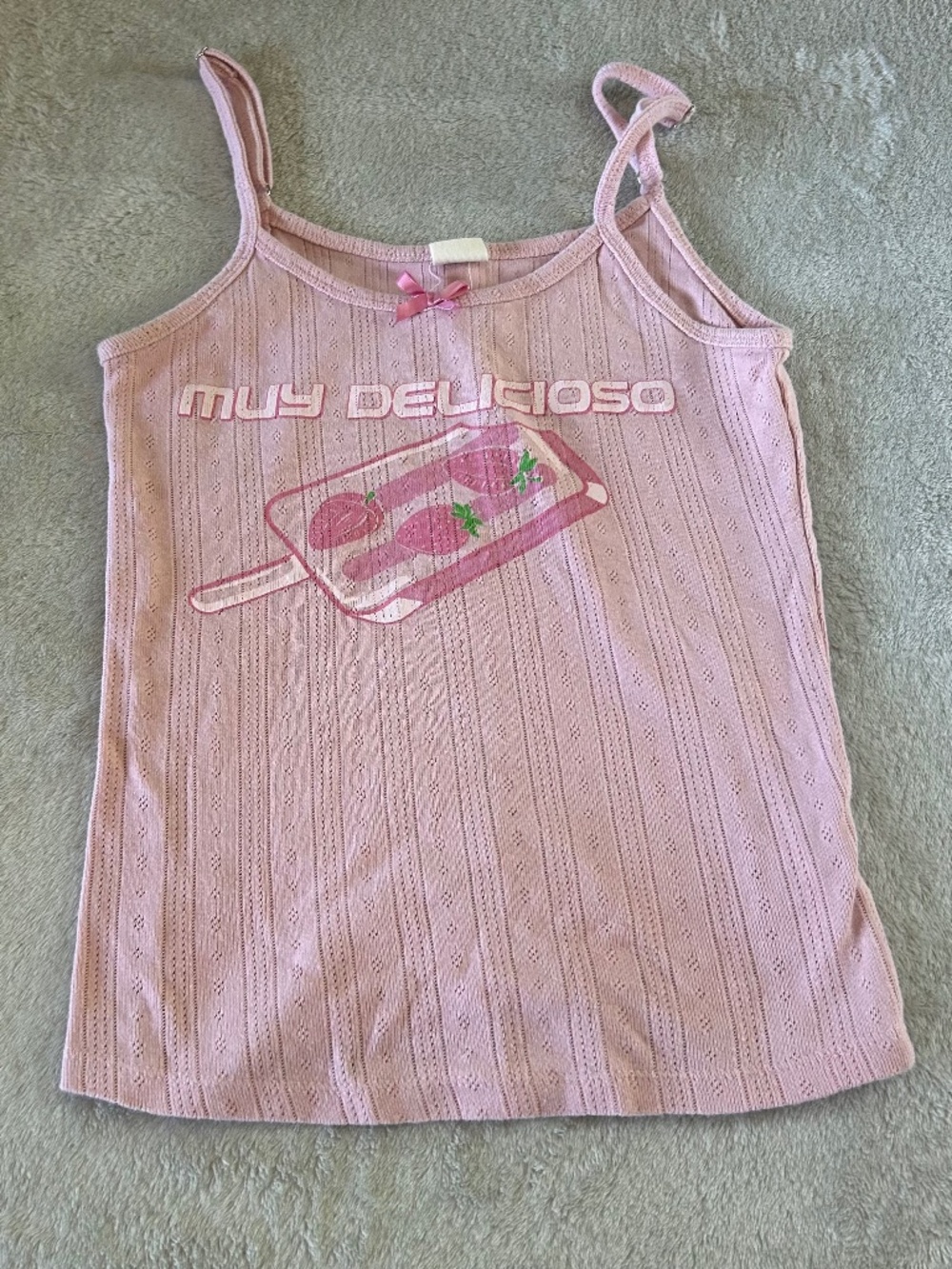 Muy Delicioso Pink Knit Tank Top